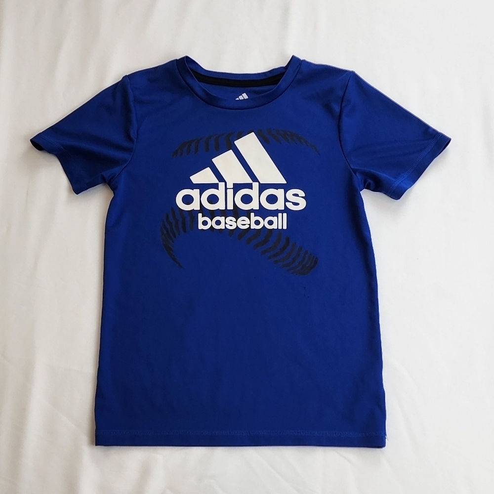 Adidas Blue Short Sleeve T-Shirt - Picture 3 of 8